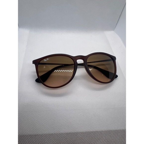 Ray Ban Erika RB4171 Brown Sunglasses Italy Designer Fashion Women - Picture 1 of 8